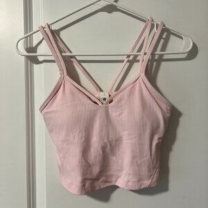 Luluemon Align Strappy Ribbed Tank/ Strawberry  Milkshake / Size 2
